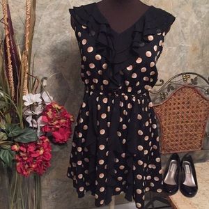 Lauren Conrad 🌹gorgeous dress ruffles polkadots.